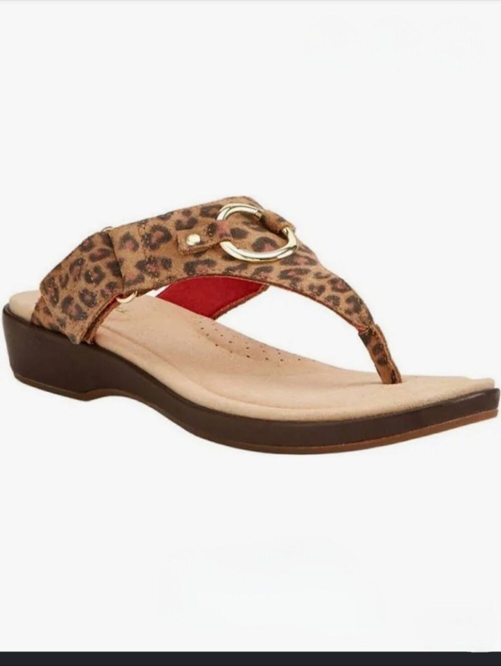 NWT Ariat "Poolside" Leopard Cheetah Sandal Flip Flop | Women's Size 7B